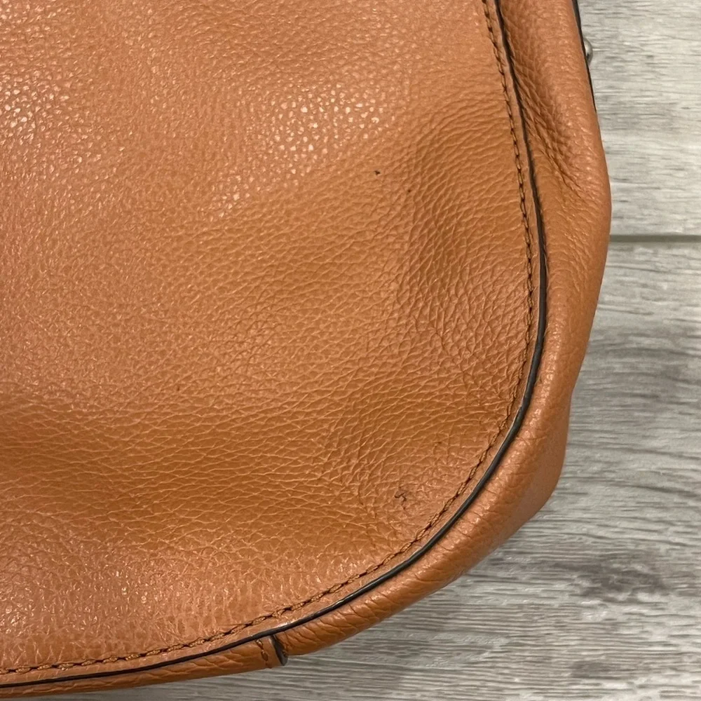 Kate Spade Brown Leather Saddle Bag Crossbody Purse